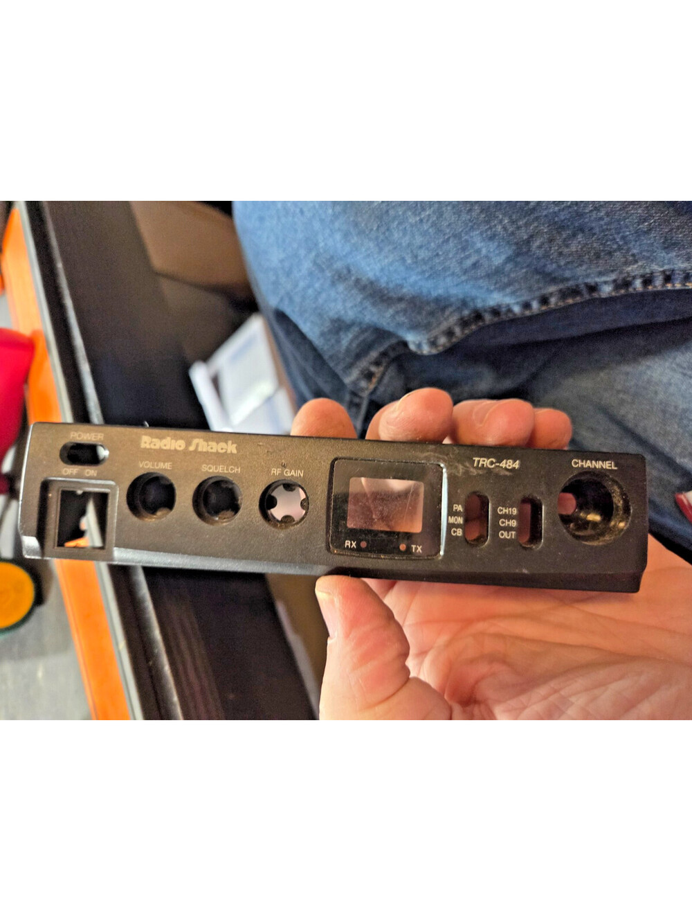 Realistic (Radio Shack) TRC-484 front faceplate